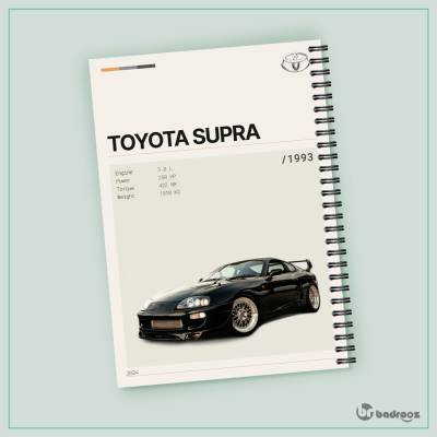 دفتر یادداشت تویوتا - Toyota Supra