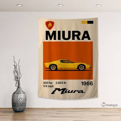 بک دراپ لامبورگینی - Lamborghini Miura