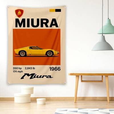 دراپ بنر لامبورگینی - Lamborghini Miura