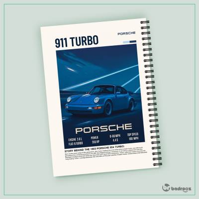 دفتر یادداشت پورشه - Porsche 911 Turbo 2