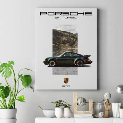 تابلو کنواس (بوم) پورشه - Porsche 911 Turbo 3