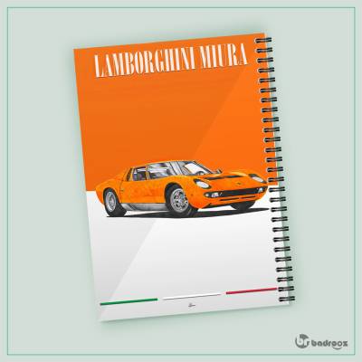 دفتر یادداشت لامبورگینی - Lamborghini Miura 2