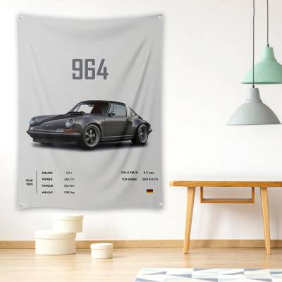 دراپ بنر پورشه - Porsche 964