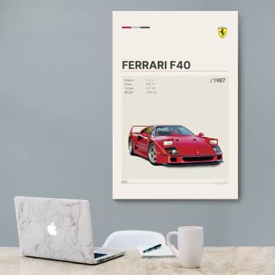 شاسی  فراری - Ferrari F40 3