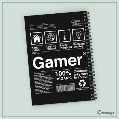 دفتر یادداشت Gamer