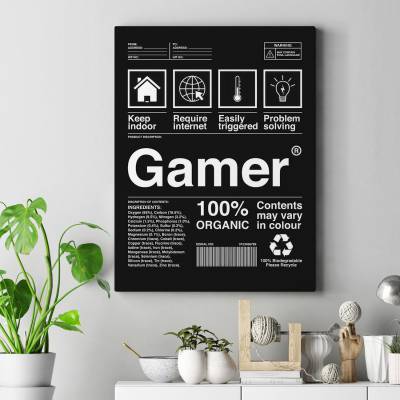 تابلو کنواس (بوم) Gamer