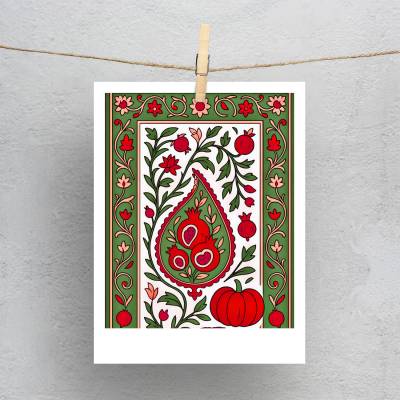 پولاروید(فتوکارت) ترمه اصیل ایرانی