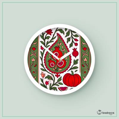 ساعت دیواری  ترمه اصیل ایرانی