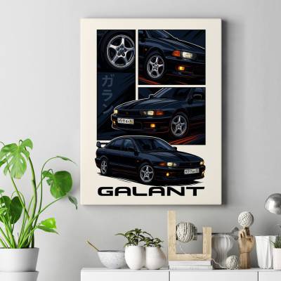 تابلو کنواس (بوم) میتسوبیشی - Mitsubishi Galant