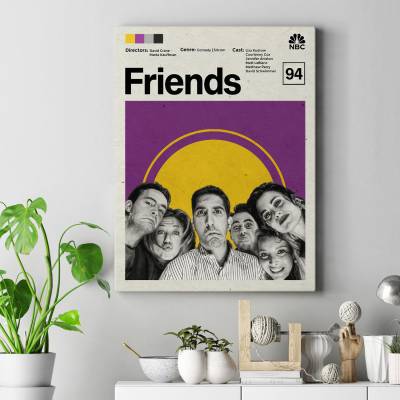 تابلو کنواس (بوم) فرندز - Friends