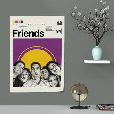 پوستر سیلک فرندز - Friends