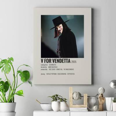 تابلو کنواس (بوم) وی فور وندتا - V for Vendetta