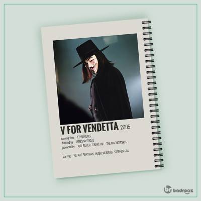 دفتر یادداشت وی فور وندتا - V for Vendetta