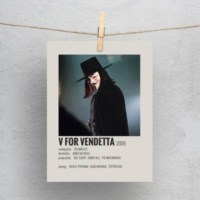 پولاروید(فتوکارت) وی فور وندتا - V for Vendetta