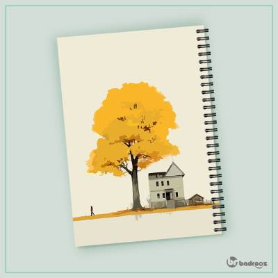 دفتر یادداشت خانه پاییزی
