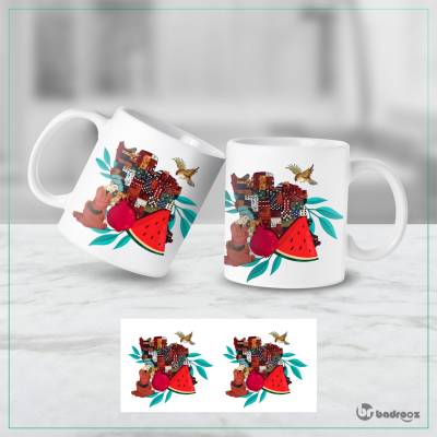 ماگ  ماگ سرامیک طرح هدیه یلدایی 2