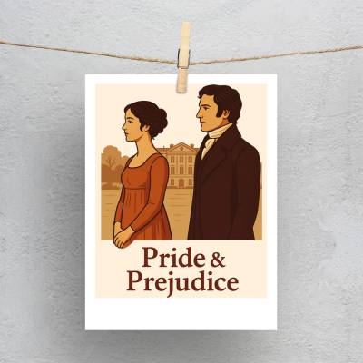 پولاروید(فتوکارت) دارسی و الیزابت در پمبرلی 