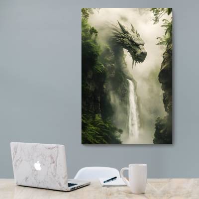 شاسی  طرح اژدهای بیدار در عمق طبیعت