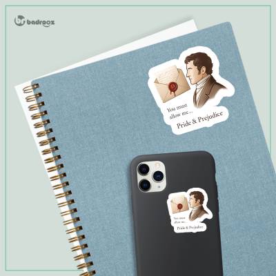 استیکر و برچسب طرح نامه آقای دارسی