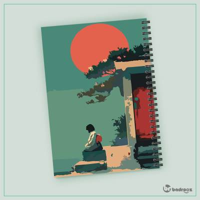 دفتر یادداشت لحظه مکث