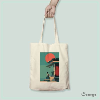 کیف خرید کتان (توت بگ) لحظه مکث