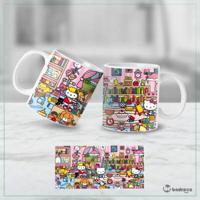 ماگ  کارتونی کیتی Hello Kitty