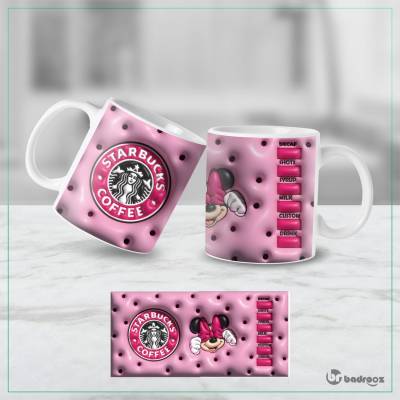 ماگ  طرح استارباکس و مینی‌ماوس