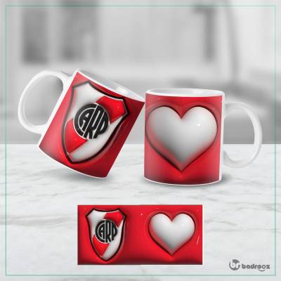 ماگ  طرح تیم فوتبال ریور پلاته