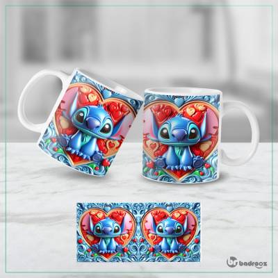ماگ  کارتونی استیچ (Stitch) سه بعدی