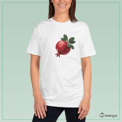 تی شرت زنانه انار آبرنگی