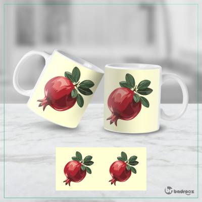 ماگ  انار آبرنگی