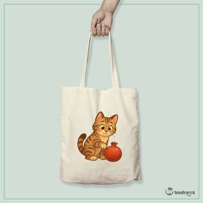 کیف خرید کتان (توت بگ) بچه گربه و انار
