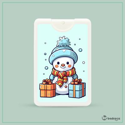 عطرجیبی  آدم برفی کارتونی