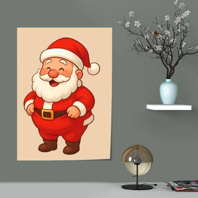 پوستر سیلک بابانوئل شاد