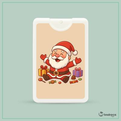 عطرجیبی بابانوئل و شکلات