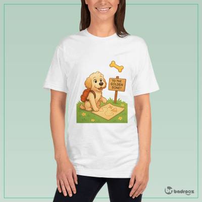 تی شرت زنانه سگ ماجراجو