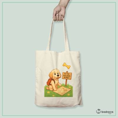 کیف خرید کتان (توت بگ) سگ ماجراجو