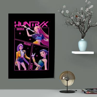 پوستر سیلک Kpop Demon Hunters 2