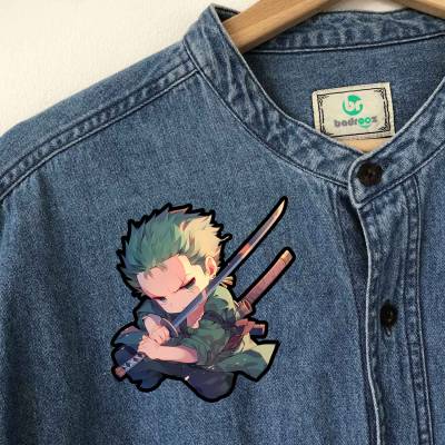 پچ حرارتی (برچسب لباس) کرکتر زورو در وانپیس