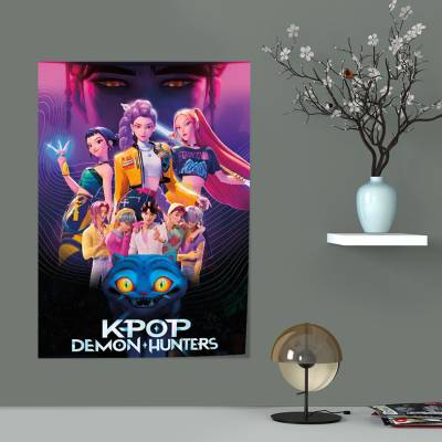 پوستر سیلک Kpop Demon Hunters 5