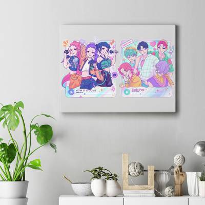 تابلو کنواس (بوم) Kpop Demon Hunters 6