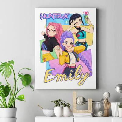 تابلو کنواس (بوم) Kpop Demon Hunters 11