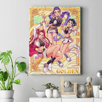 تابلو کنواس (بوم) Kpop Demon Hunters 12