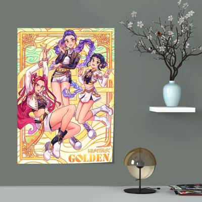 پوستر سیلک Kpop Demon Hunters 12