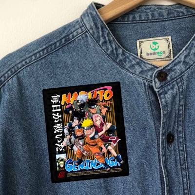 پچ حرارتی (برچسب لباس) انیمه ناروتو طرح تیم 7