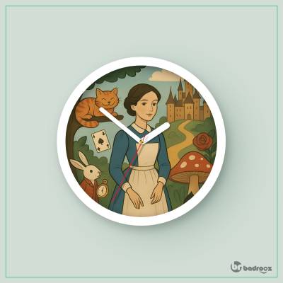 ساعت دیواری  الیزابت بنت در سرزمین عجایب