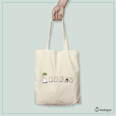 کیف خرید کتان (توت بگ) ghibli