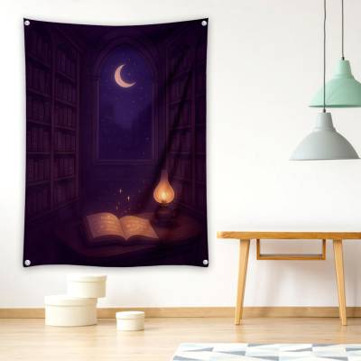 دراپ بنر کتابخانه‌ی نیمه‌شب