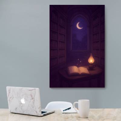 شاسی  کتابخانه‌ی نیمه‌شب