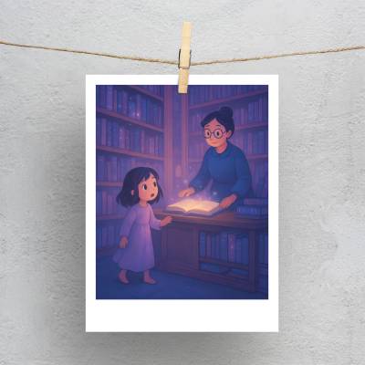 پولاروید(فتوکارت) نورا و خانم الم